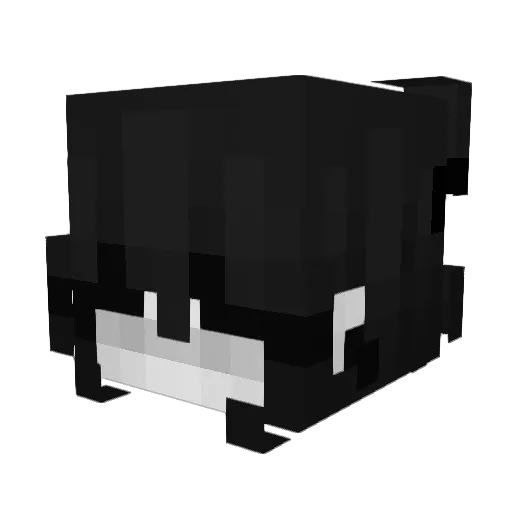 Kyrrix Minecraft avatar head, 3D render
