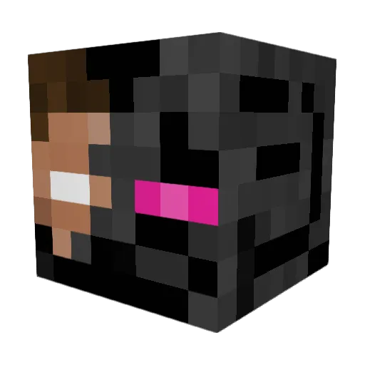 Kyrus25 Minecraft avatar head, 3D render