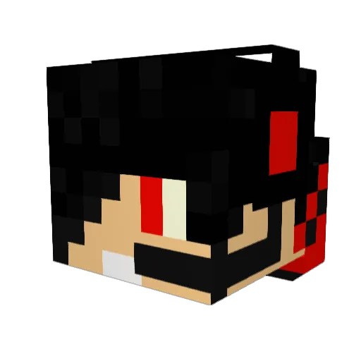 Kyruss86 Minecraft avatar head, 3D render