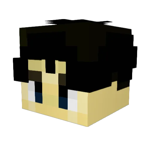 Kyrxi_ Minecraft avatar head, 3D render