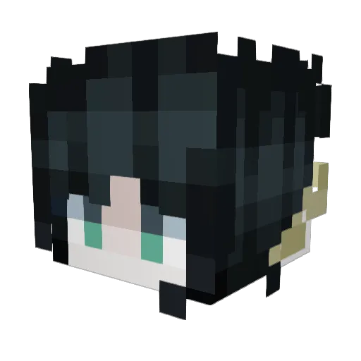 Minecraft-Avatar von Kyryl_Flins: Kopf als 3D-Render
