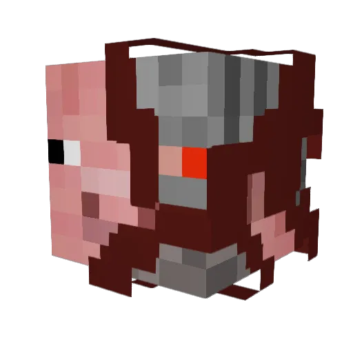 Kysuo7 Minecraft avatar head, 3D render
