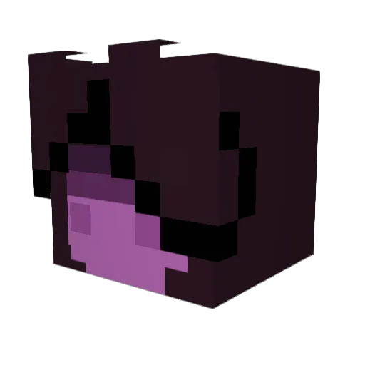 Kysymys Minecraft avatar head, 3D render