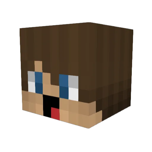 KyuDoZ_ Minecraft avatar head, 3D render