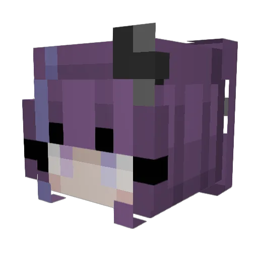 Kyu_ngri Minecraft avatar head, 3D render