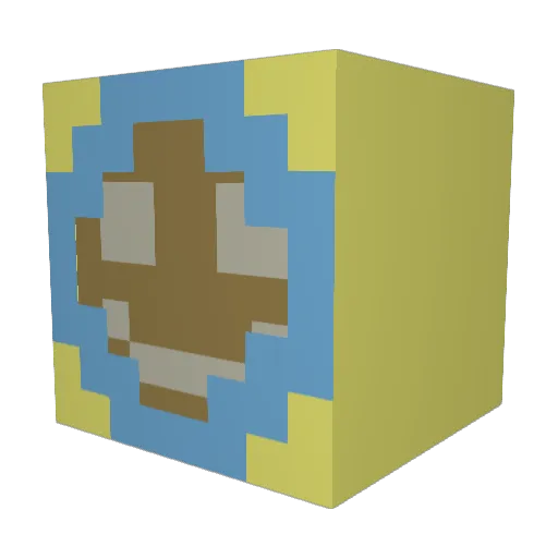 KyugaSS Minecraft avatar head, 3D render