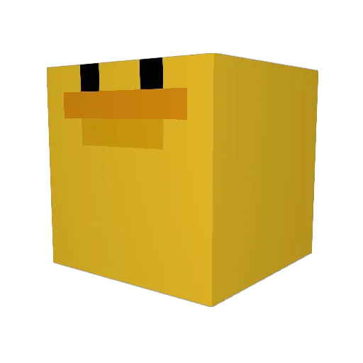 Kyuma_03 Minecraft avatar head, 3D render
