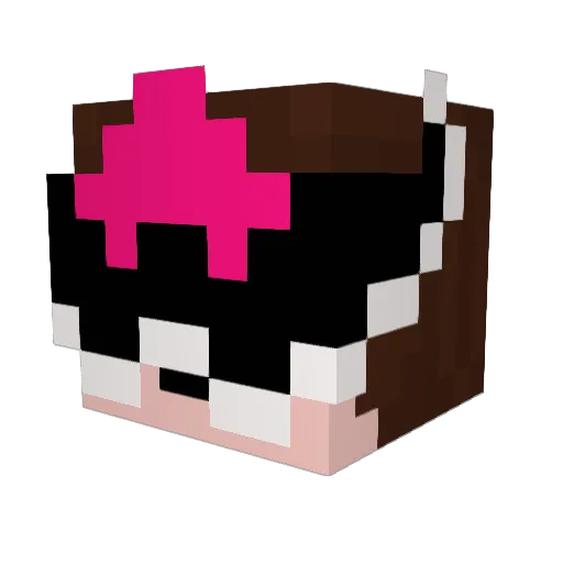 KyurgiChap Minecraft avatar head, 3D render