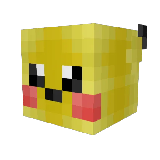 Kyuro__ Minecraft avatar head, 3D render