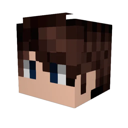 Kyuse95 Minecraft avatar head, 3D render