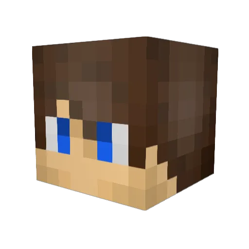 Kyuya98 Minecraft avatar head, 3D render