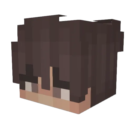 Kywins Minecraft avatar head, 3D render