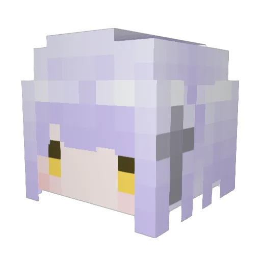 Kywody Minecraft avatar head, 3D render