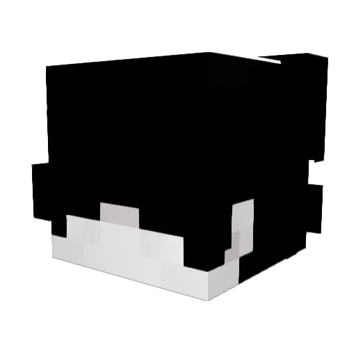 Kyxl_ Minecraft avatar head, 3D render