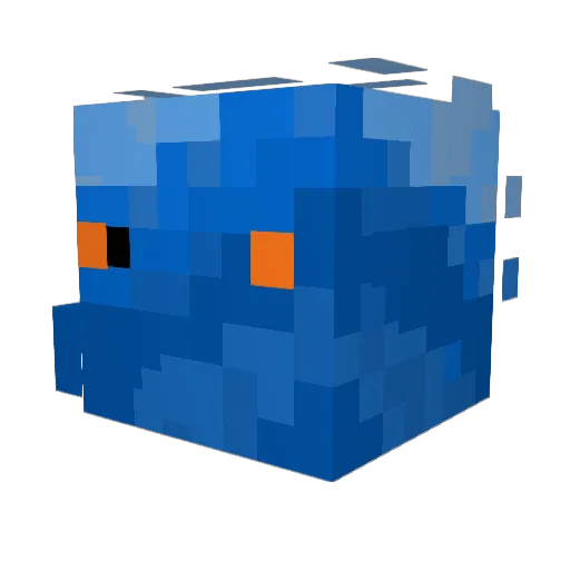 Kyxxlr Minecraft avatar head, 3D render