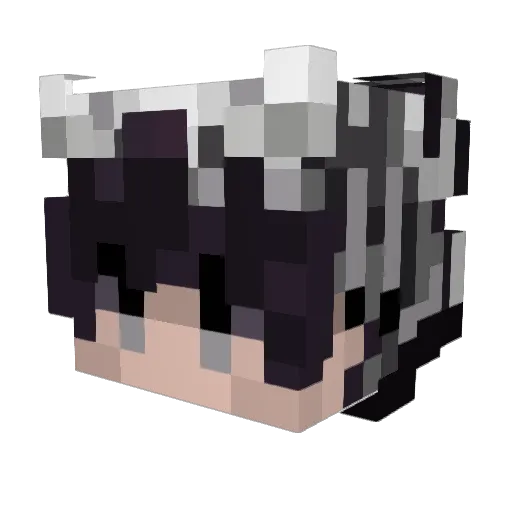 KyyloYT Minecraft avatar head, 3D render