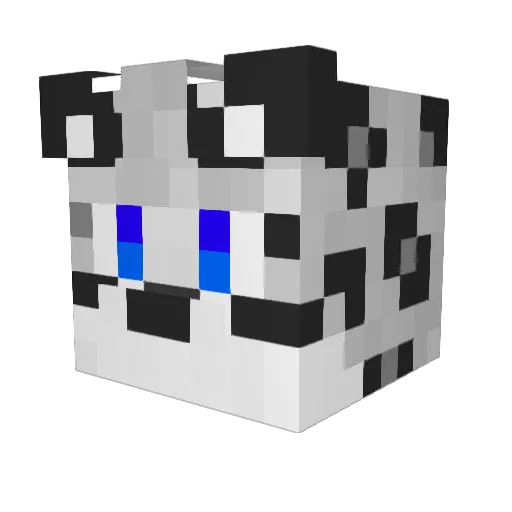 Kyypp Minecraft avatar head, 3D render
