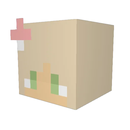 Kyyyyyyyyyy_ Minecraft avatar head, 3D render
