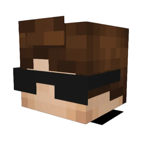 Kyyyyyyyyyyle Minecraft avatar head, 3D render