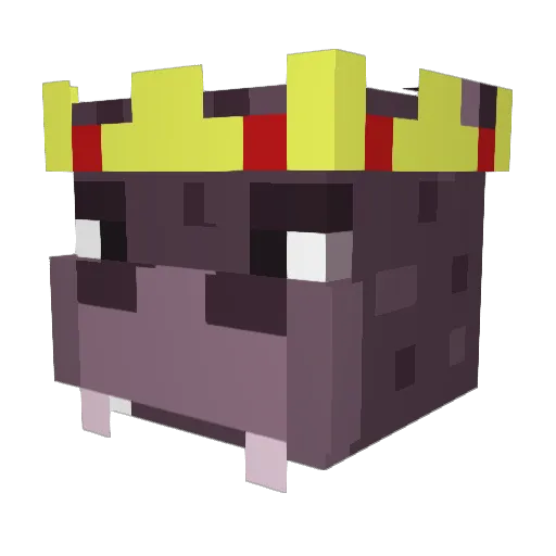 Kyziee Minecraft avatar head, 3D render