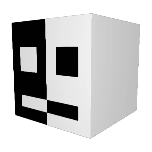 Kzl_Elma Minecraft avatar head, 3D render