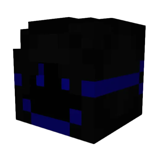 KzuBorges Minecraft avatar head, 3D render