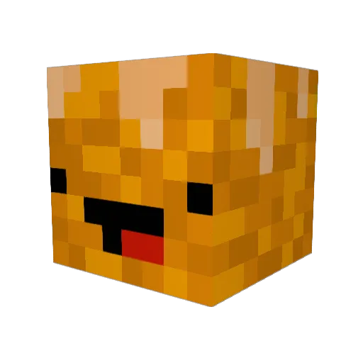 Kzy53 Minecraft avatar head, 3D render
