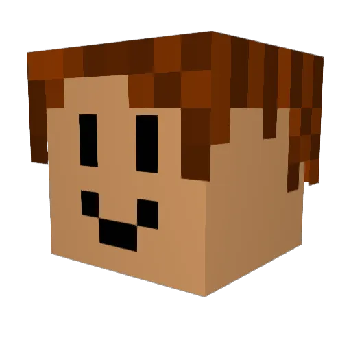 L04d1ng_ Minecraft avatar head, 3D render