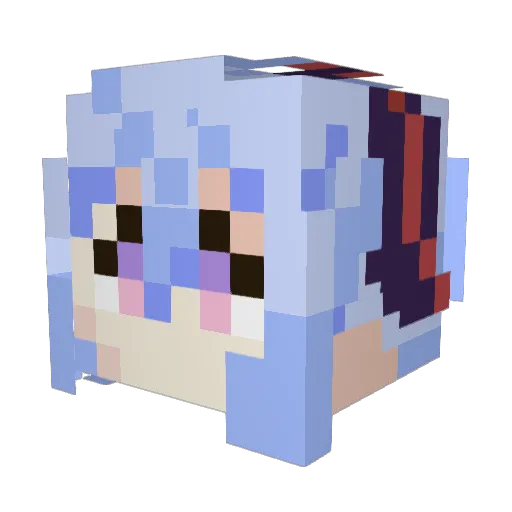 L0Ad1ngzzz Minecraft avatar head, 3D render