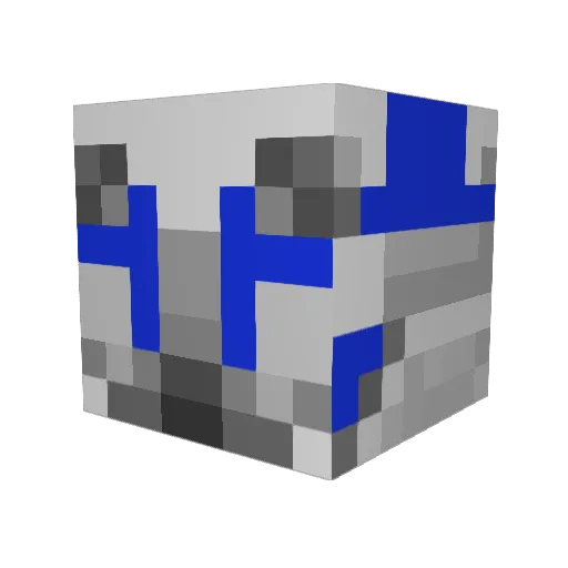 L0CKD0WN303 Minecraft avatar head, 3D render