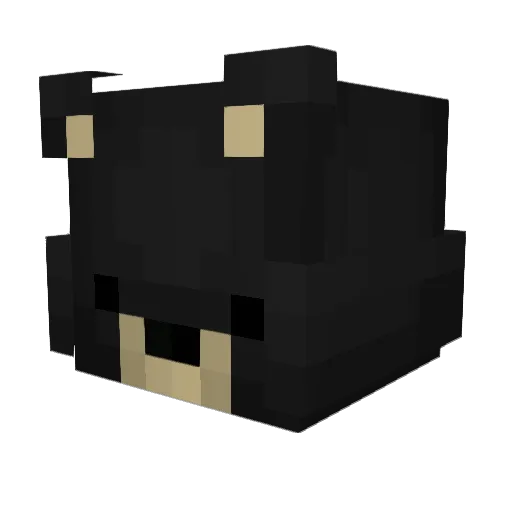 L0K1L40 Minecraft avatar head, 3D render