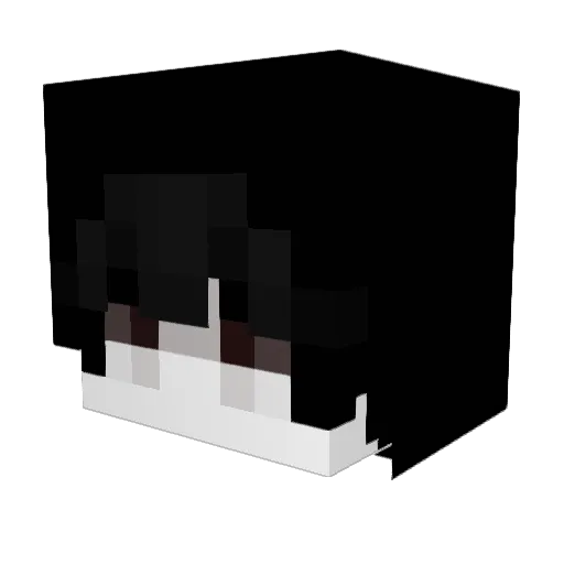 L0L0L0L0L0L0L0L Minecraft avatar head, 3D render