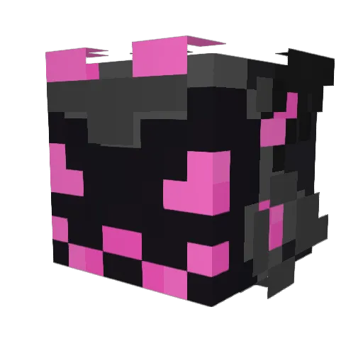 L0TUSPETAL Minecraft avatar head, 3D render