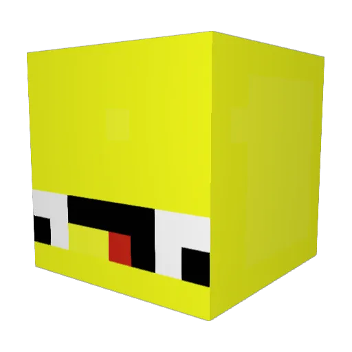 L0U152006 Minecraft avatar head, 3D render