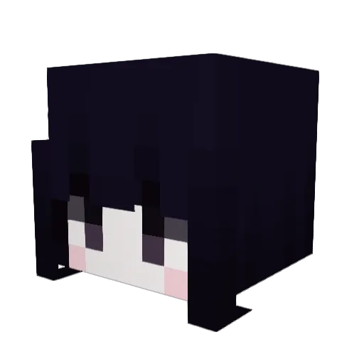 L0V3__ Minecraft avatar head, 3D render