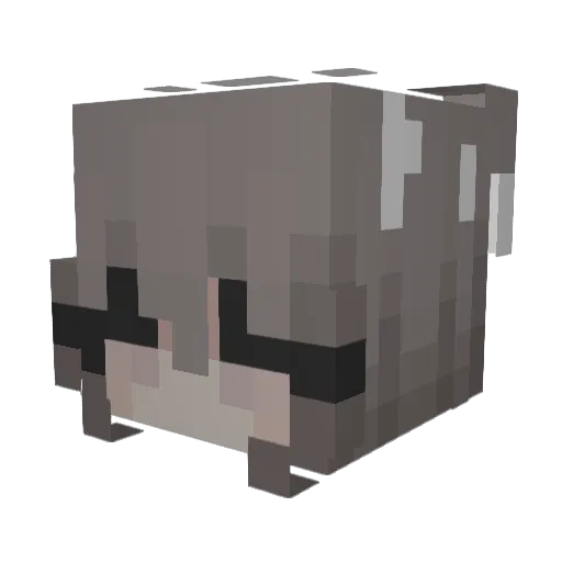 L0VE5 Minecraft avatar head, 3D render