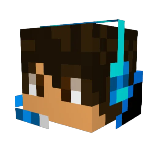 L0ewenherz Minecraft avatar head, 3D render