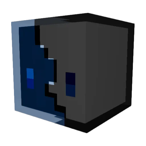 L0kiDaVinci Minecraft avatar head, 3D render