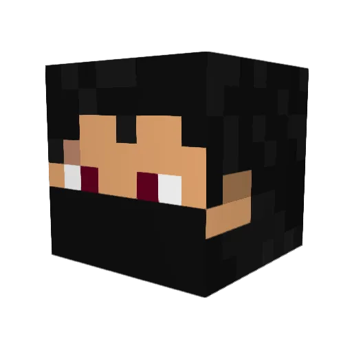 L0kyy Minecraft avatar head, 3D render