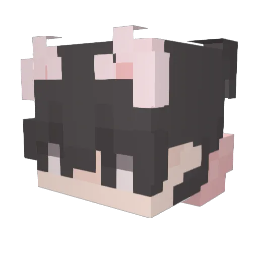 L0n3l1n3ss_ Minecraft avatar head, 3D render
