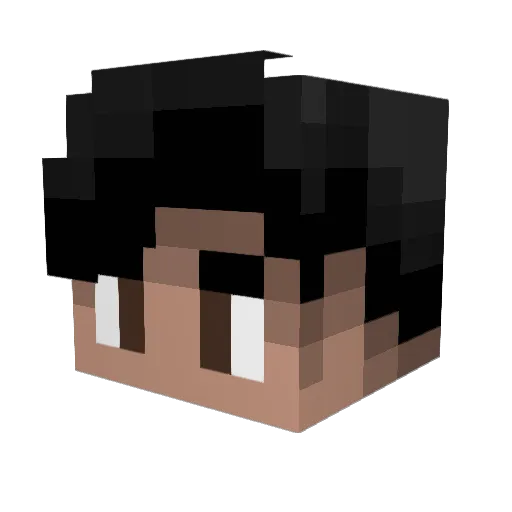 L0ndZes Minecraft avatar head, 3D render