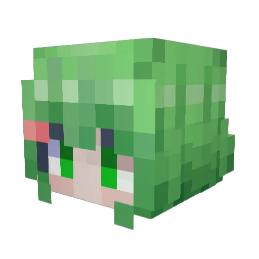 L0ne1024 Minecraft avatar head, 3D render