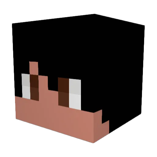 L0rajj Minecraft avatar head, 3D render