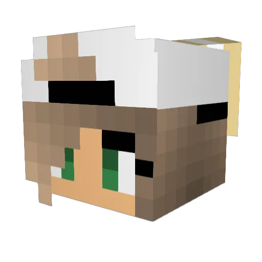 L0rdCha0s Minecraft avatar head, 3D render