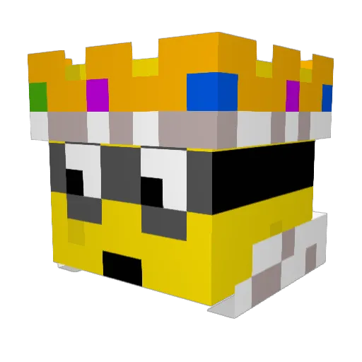 L0rdMini0n Minecraft avatar head, 3D render