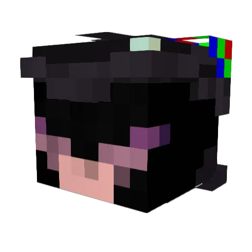 L0rdPh0sph0ru5 Minecraft avatar head, 3D render