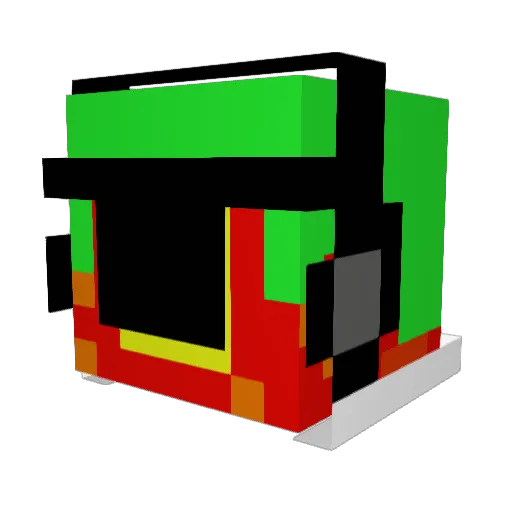 L0rdSpoek3s Minecraft avatar head, 3D render