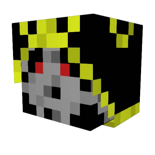 L0rd_Ainz Minecraft avatar head, 3D render