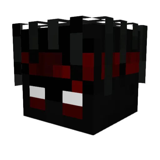 L0rdd Minecraft avatar head, 3D render