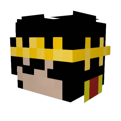 L0rdesu Minecraft avatar head, 3D render